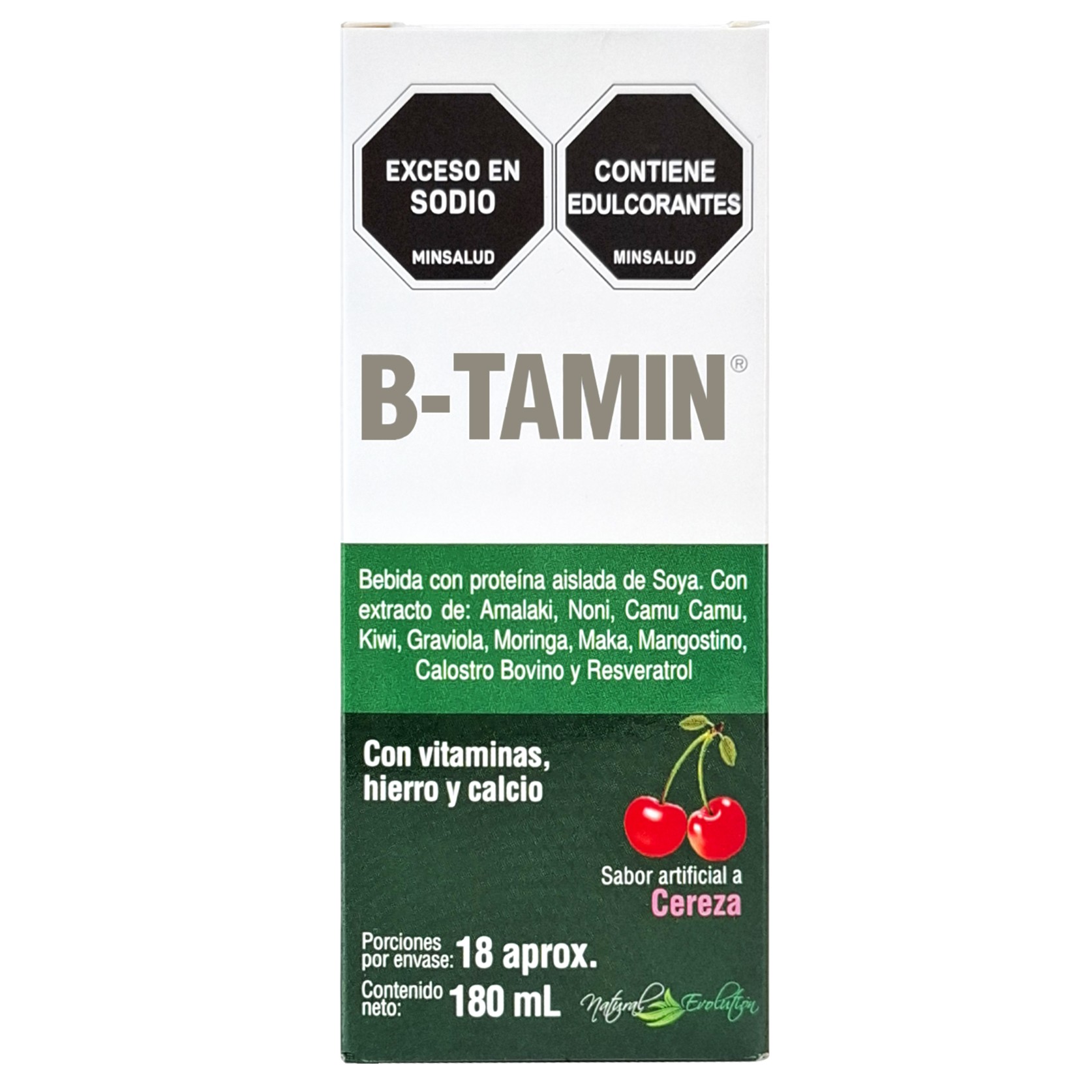 B-tamin Jarabe Suplemento Sabor A Cereza