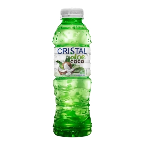 Agua Botella Cristal Aloe Coco 330 mL