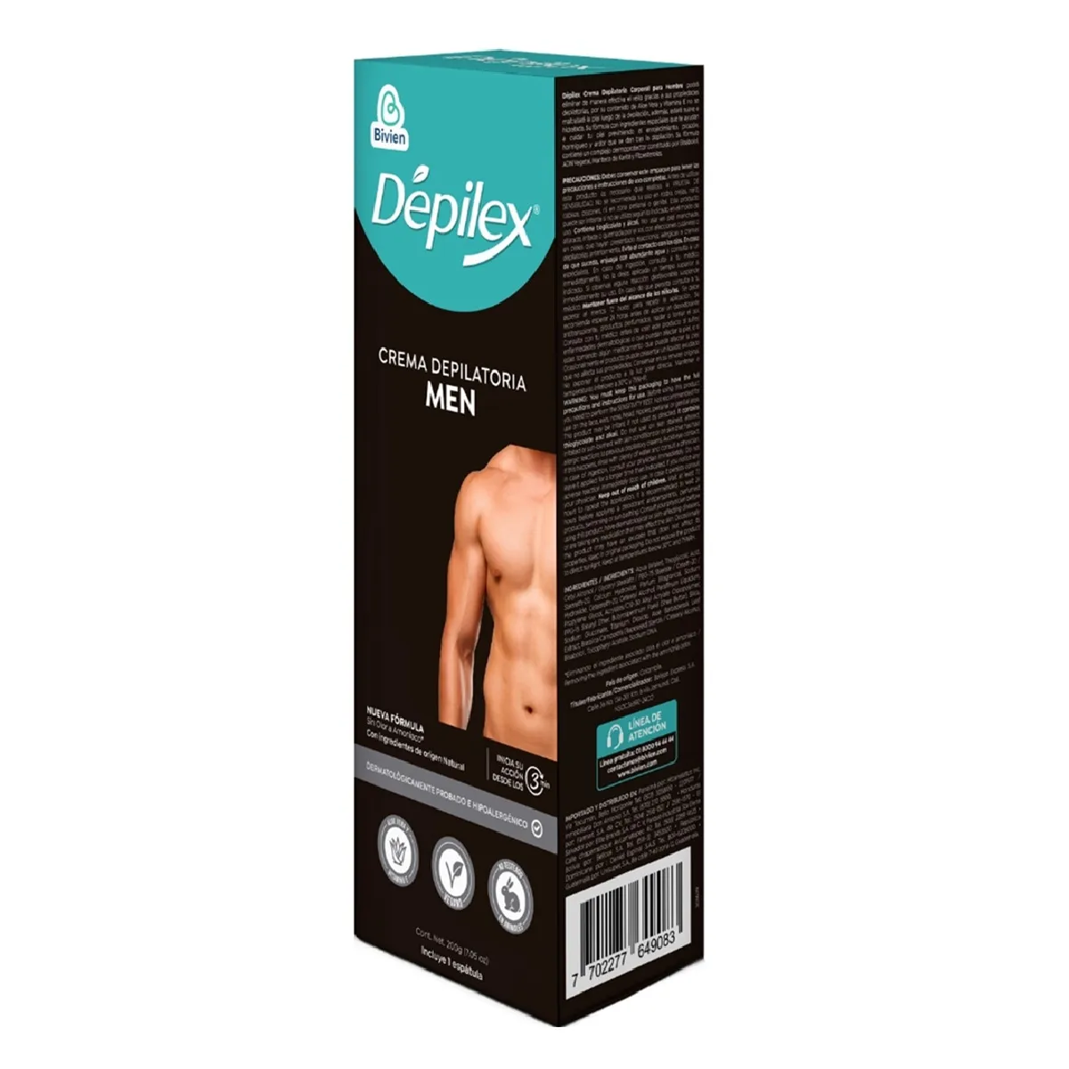 Crema Depilatoria Depilex Men