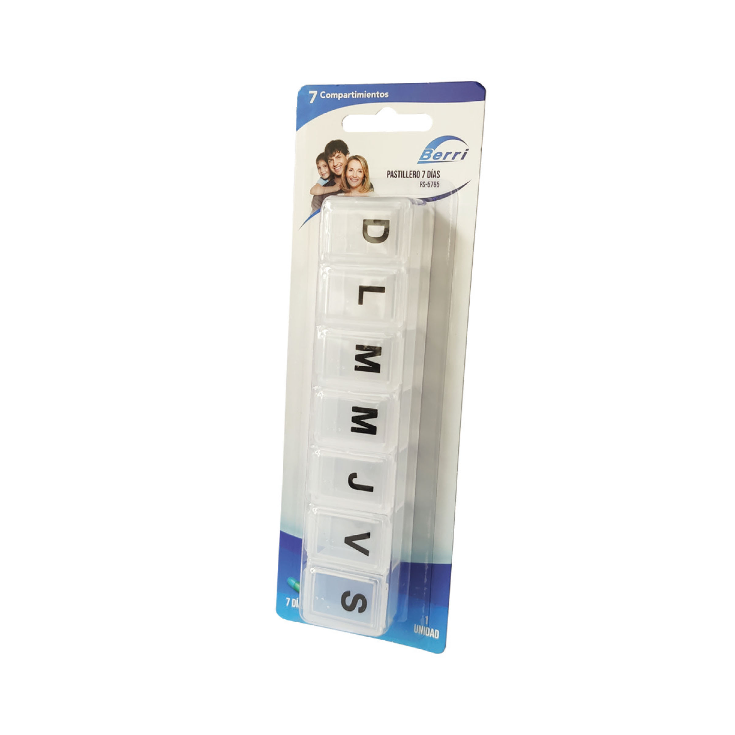  Pastillero Semanal Fs-5765 Berri 7 Dias
