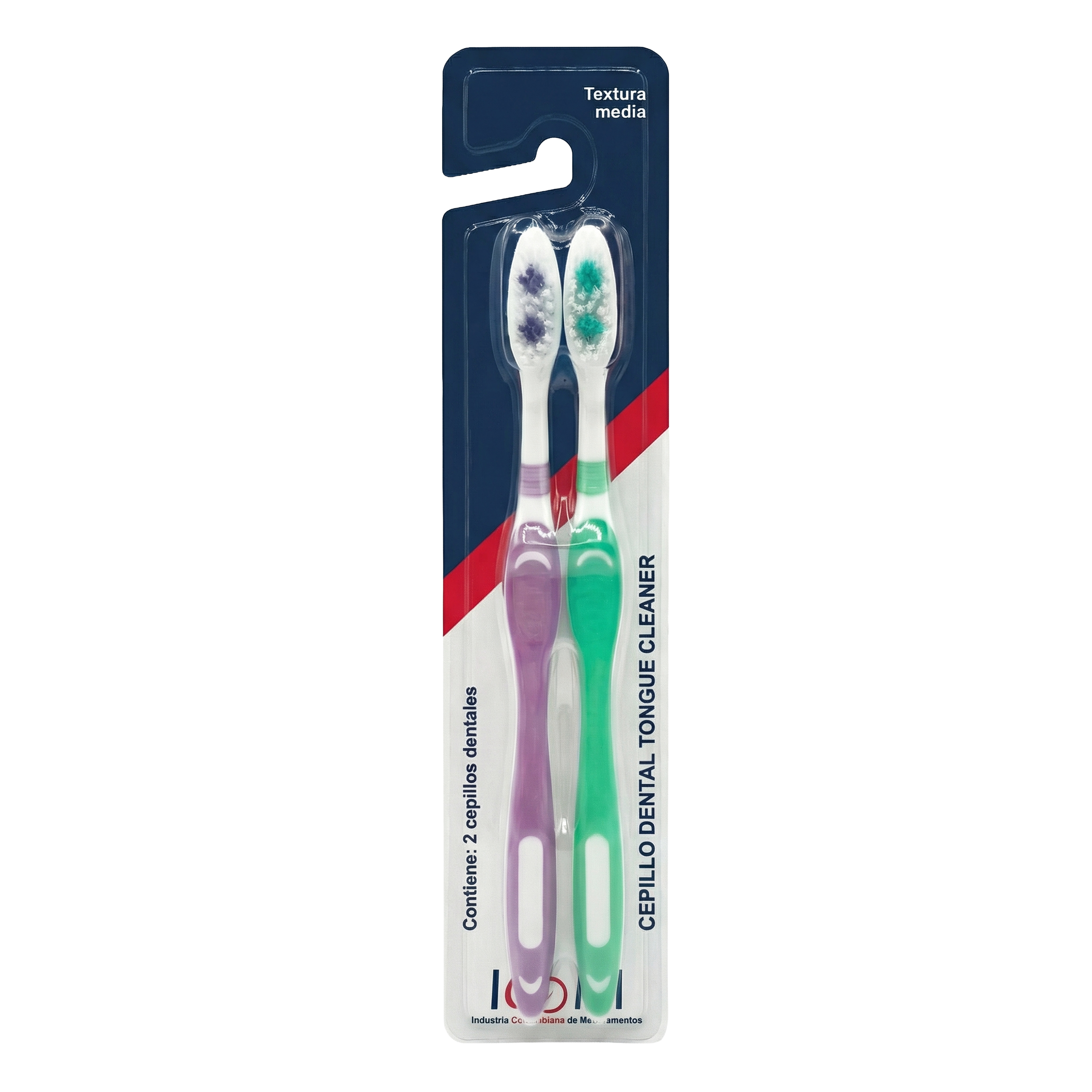Cepillo Dental Tongue Cleaner Duo Icom