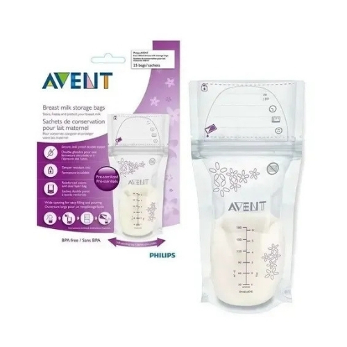 Bolsas Recolectora De Leche Materna 180 mL Avent