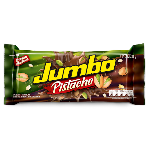 Chocolatina Jumbo Pistacho Dubai Style 29 Gr