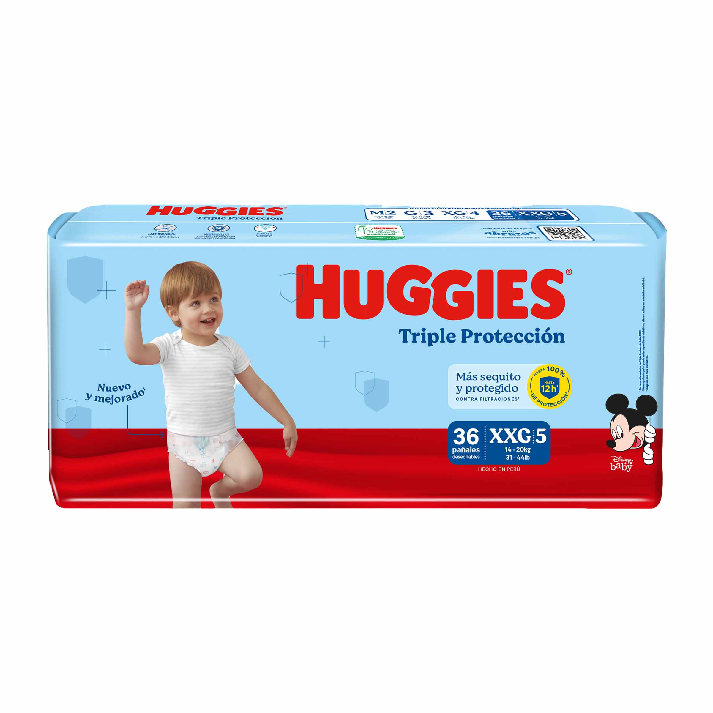 Pañal Huggies Triple Proteccion Etapa 5 /XXG