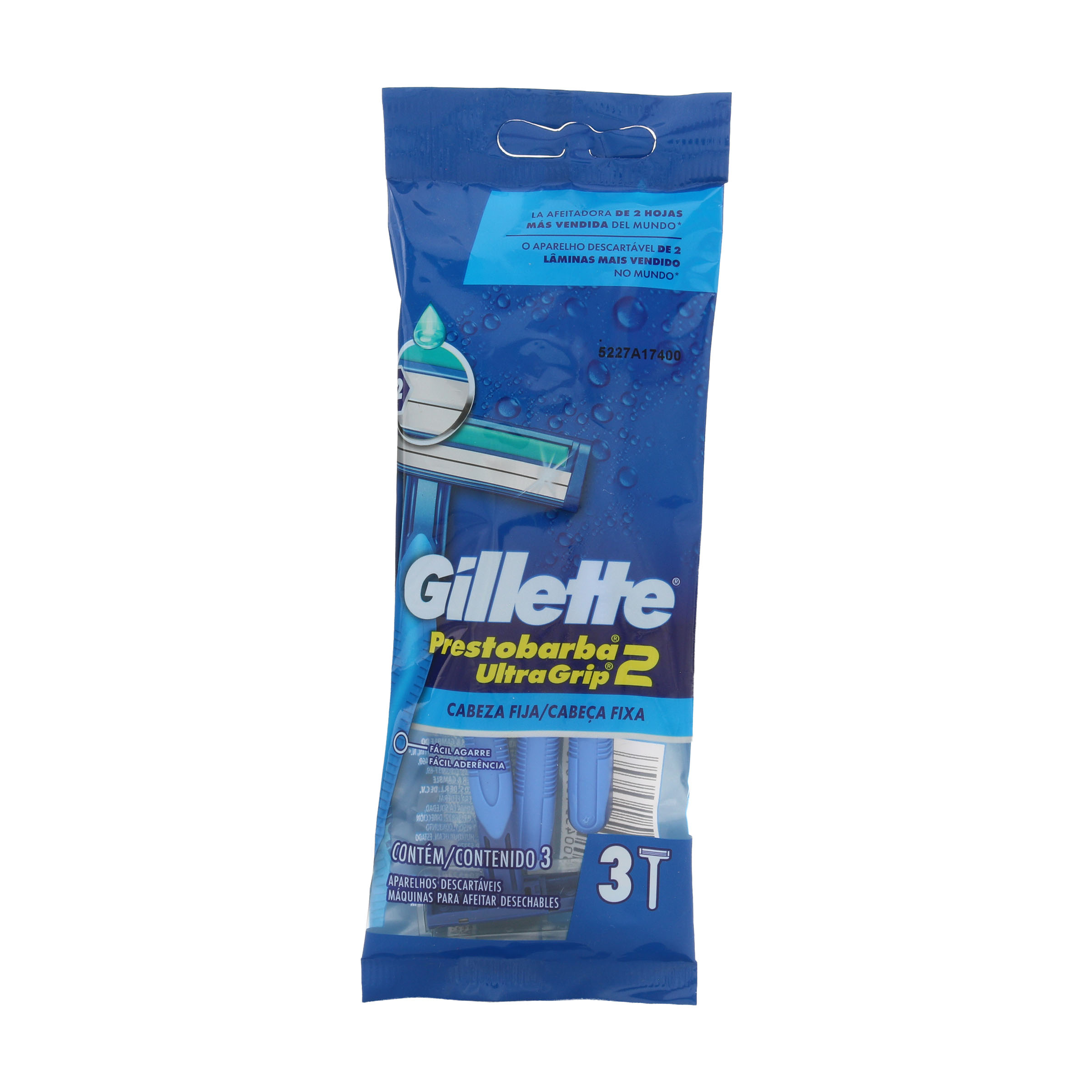 Maquina De Afeitar Prestobarba Ultragrip 2 Cabeza Fija