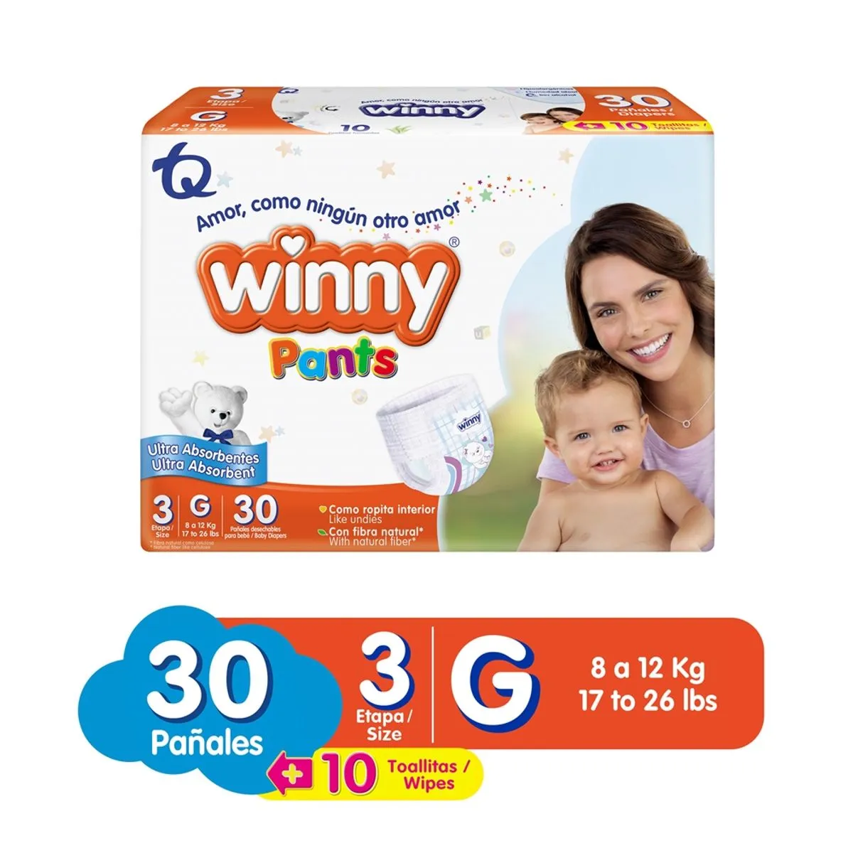Pañal Winny Pants Etapa 3