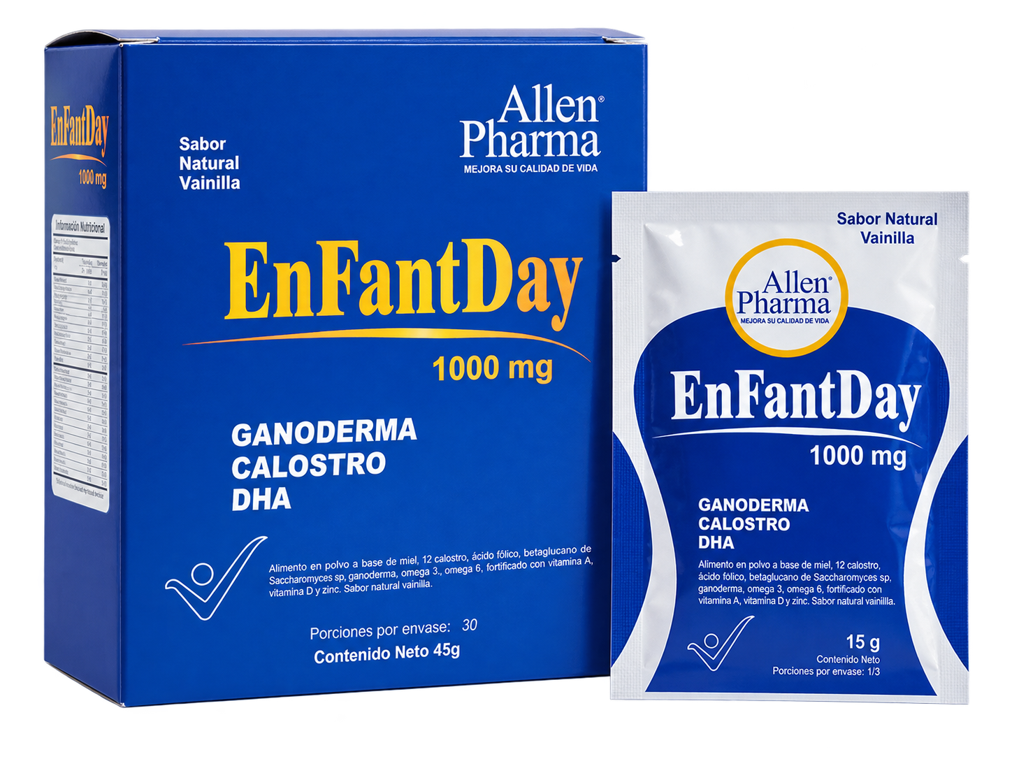 Enfantday Factores de transferencia (Ganoderma – Calostro – DHA)