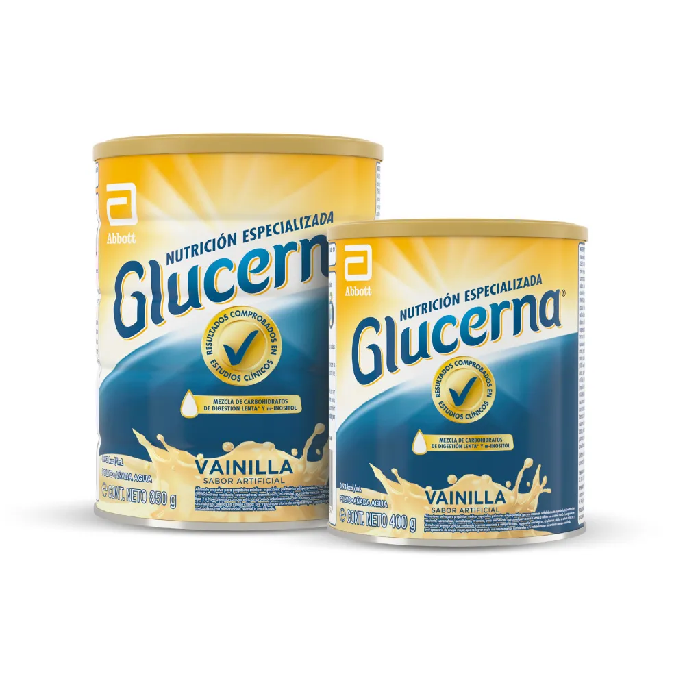 Glucerna Nutricion Especializada Sabor Vainilla X 850 Gr + Glucerna Sabor vainilla X 400 Gr