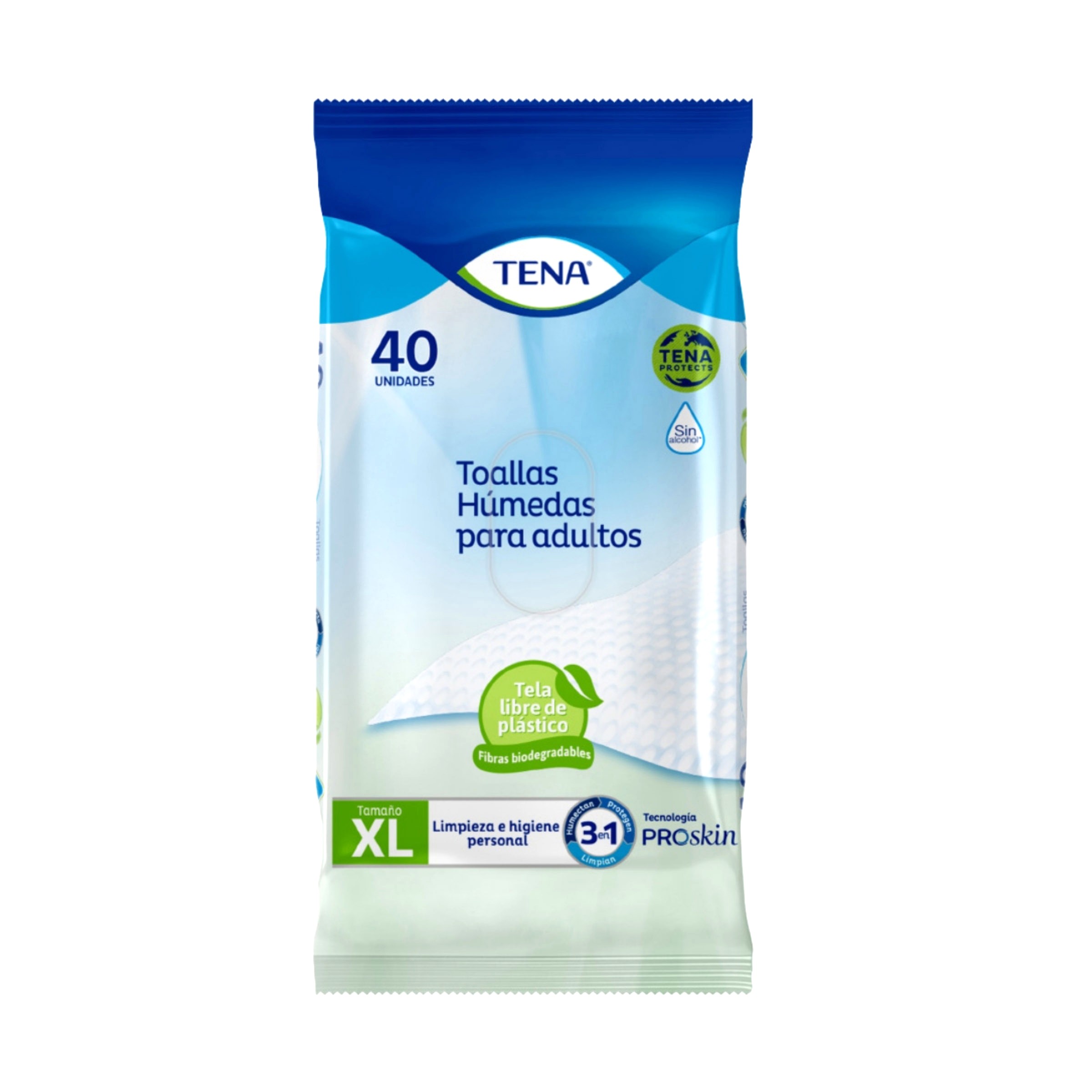 TOALLITAS HUMEDAS  TENA 40 UNI