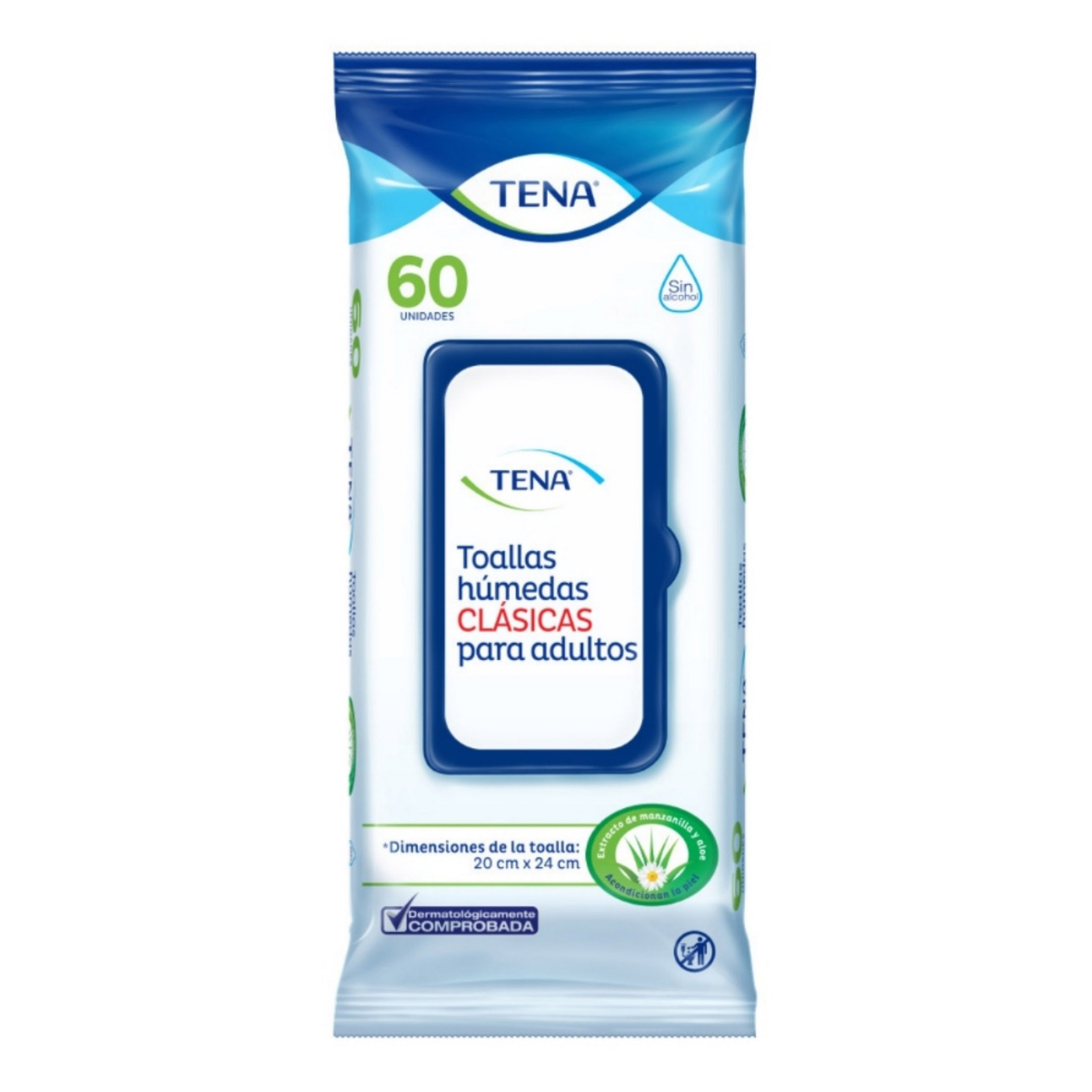 TOALLITAS HUMEDAS  TENA CLASICAS 60 UNI