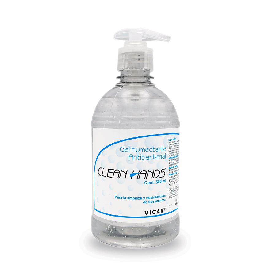Gel Humectante Antibacterial Clean Hands