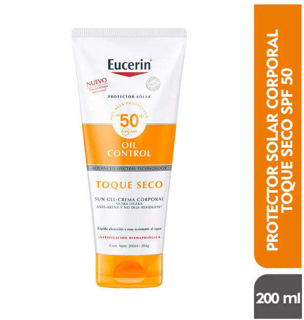BLOQUEADOR EUCERIN FPS 50 OLI SECO 200 ML