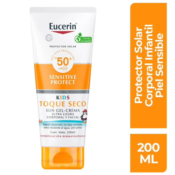 BLOQUEADOR EUCERIN FPS 50 SUN TOQUE SECO 200 ML