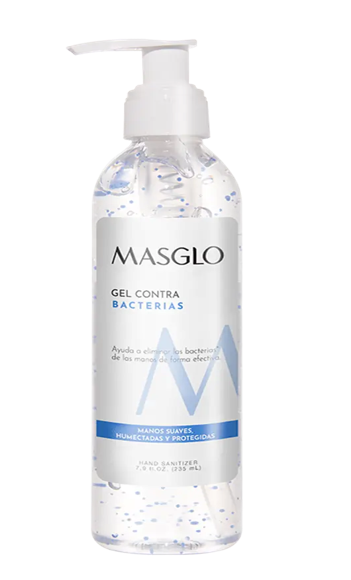 GEL CONTRA BACTERIAS 235 ML MASGLO