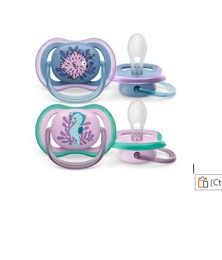 CHUPO DE ENTRETENCION AVENT ULTRA AIR 6-18 M X 2