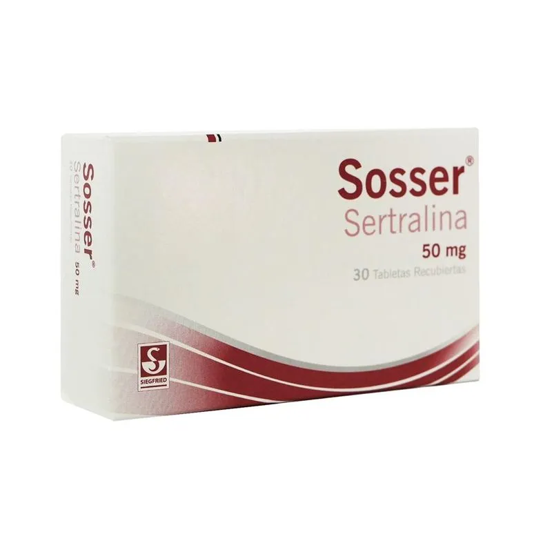 Sosser Sertralina 50 Mg Tabletas Recubiertas