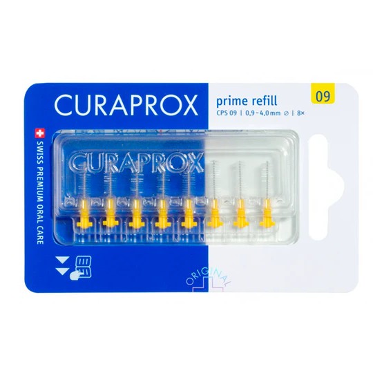 CEPILLO DENTAL INTERDENTALES  MED 09 X 8 UNI CURAPROX