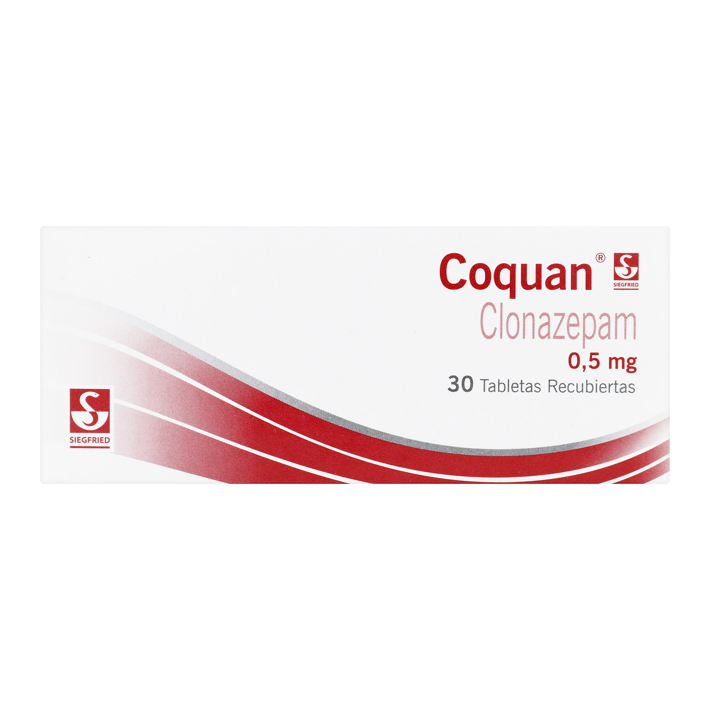COQUAN CLONAZEPAM 0.5 MG 30 TABLETAS