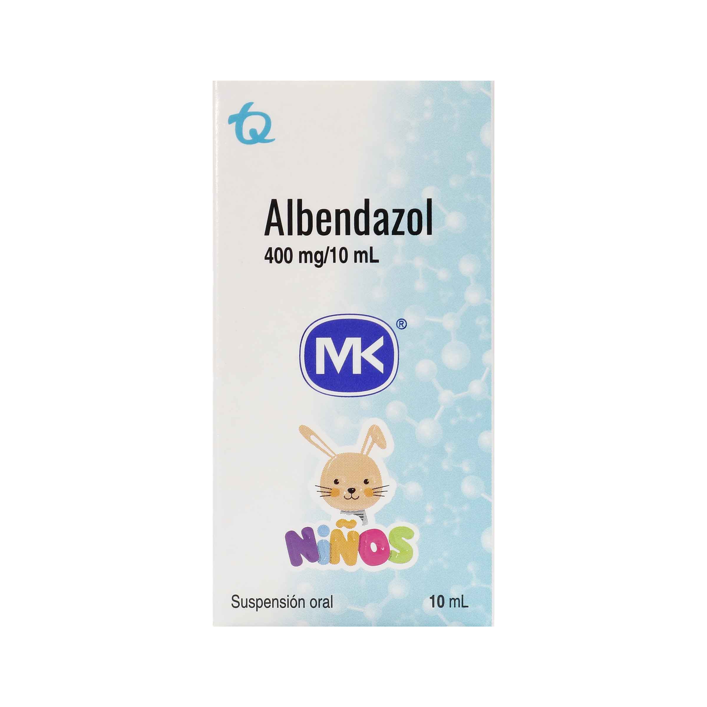 ALBENDAZOL 400 MG SUSP 10 ML MK