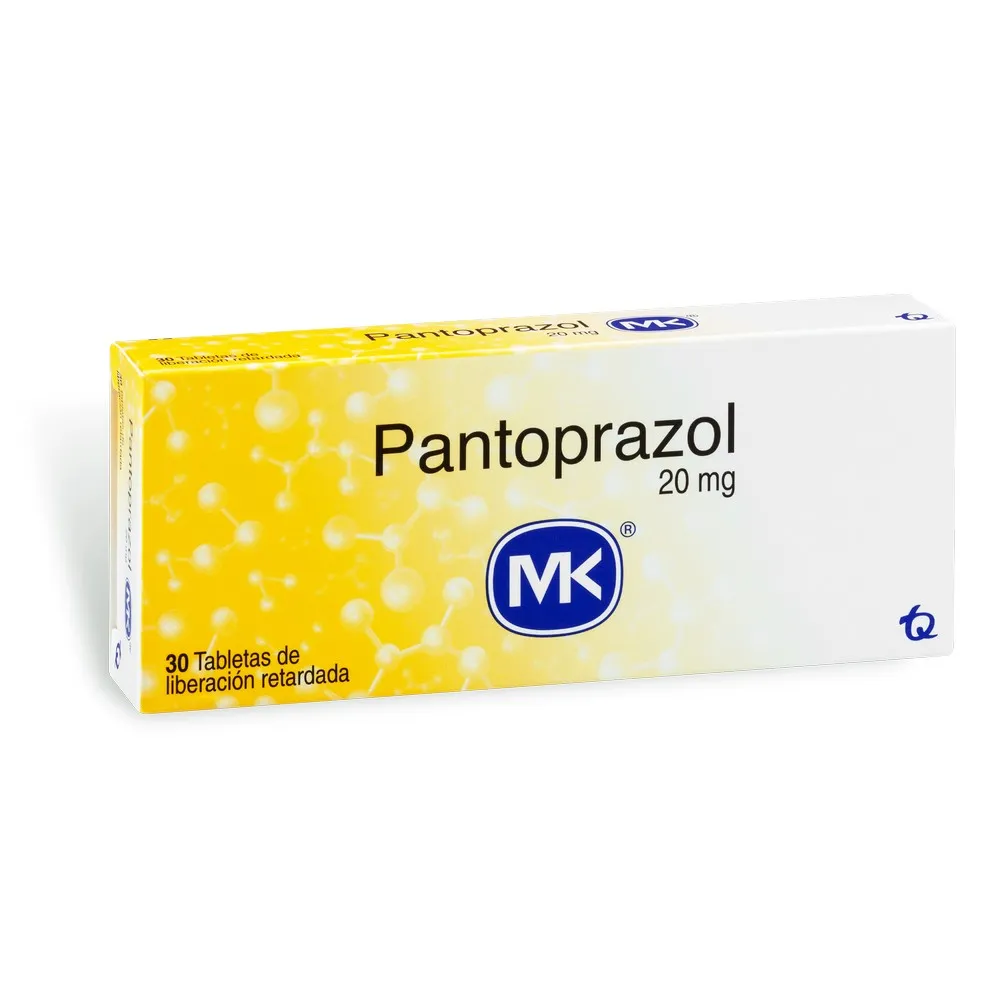 PANTOPRAZOL 20 MG 30 TAB MK
