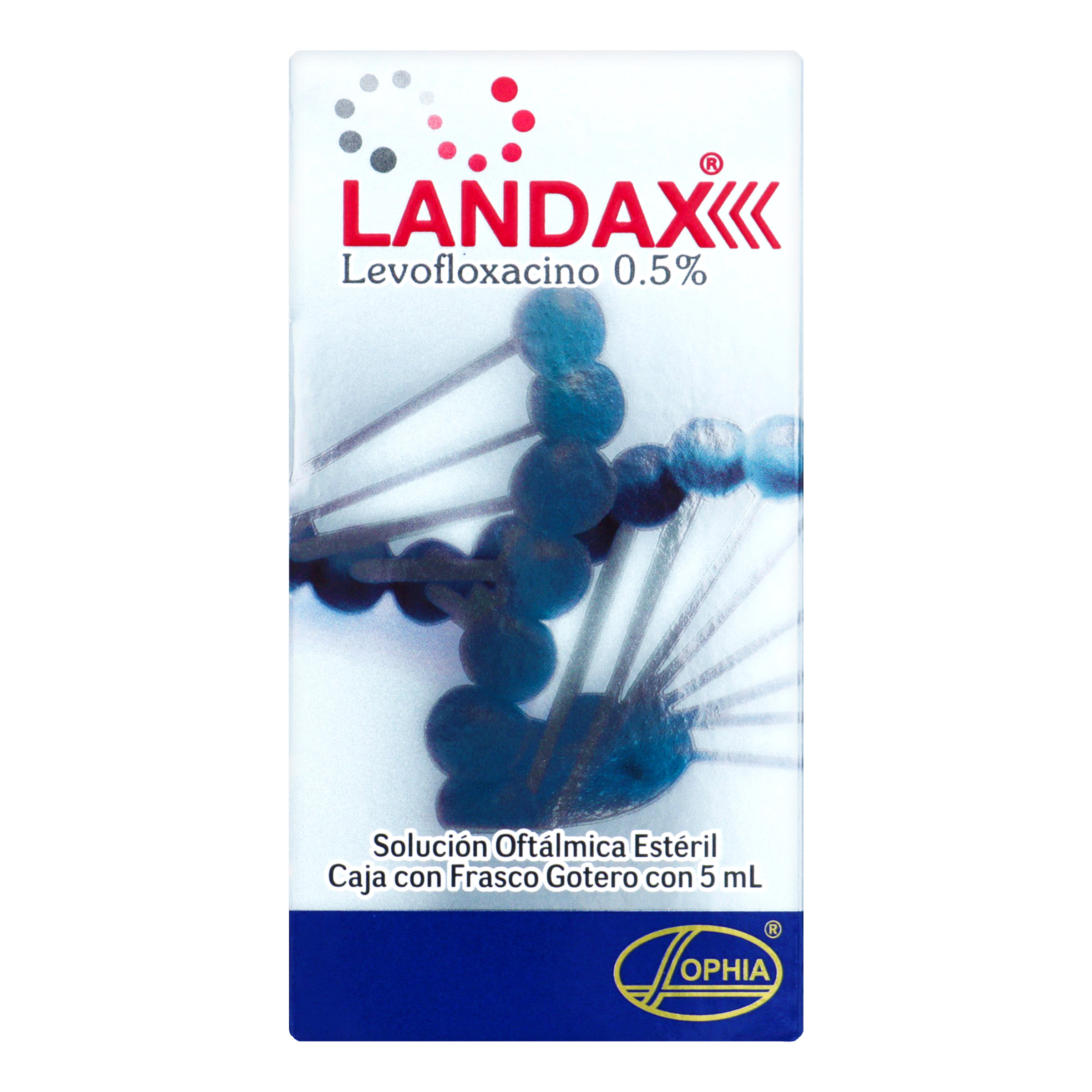 LANDAX (LEVOFLOXACINO 0.5%) 5 ML OFTALMICO