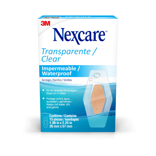 Curas Nexcare Parches Transparentes Impermeables