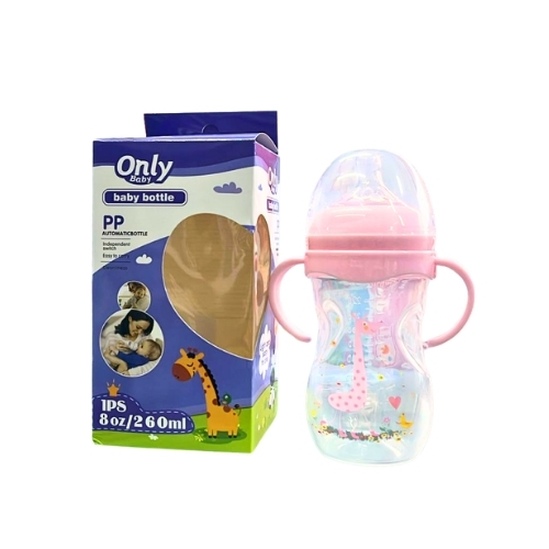 Biberon 8 Onzas Natural Only Baby Decorado