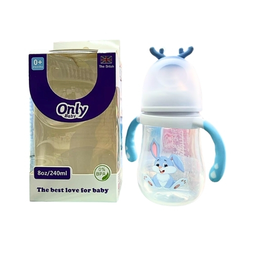 Biberon Boca Ancha 8 Onzas Only Baby Ref LG-5