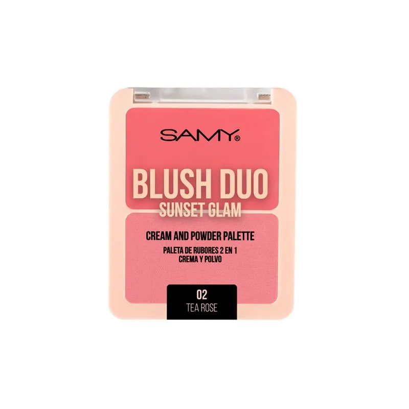 Rubor 2en1 Sunset Glam 02 Tea Rose