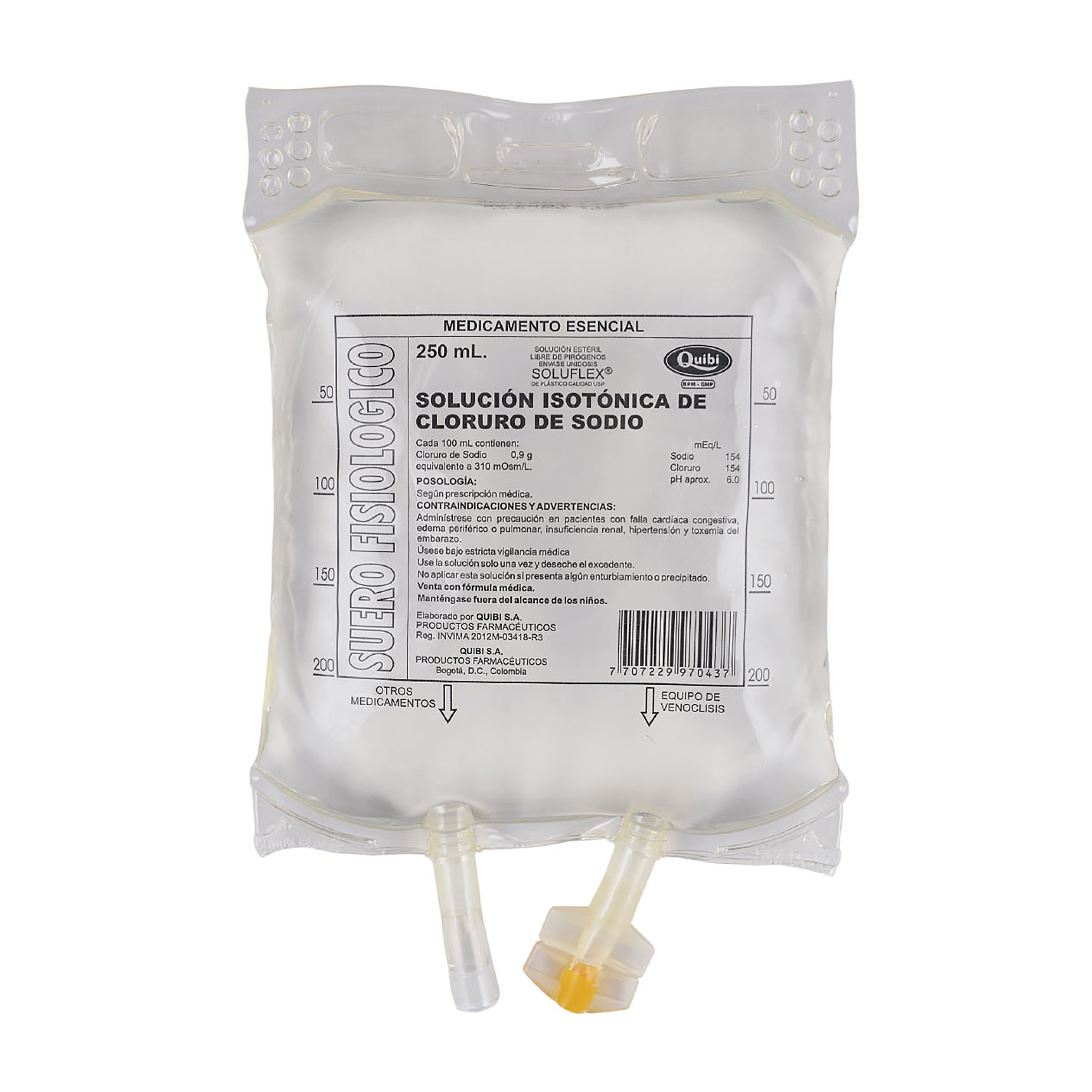 Suero Fisiologico Solucion Isotonica Cloruro De Sodio Quibi