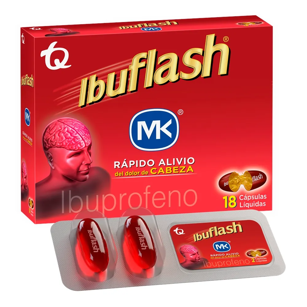 Ibuflash Rápido Alivio Ibuprofeno 400 Mg