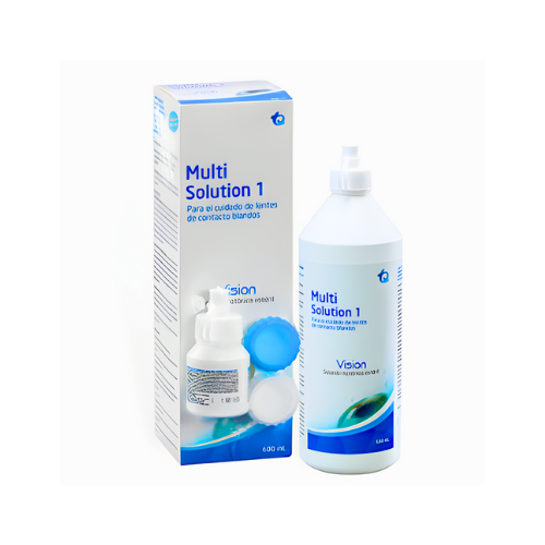 Multi Solucion Plus 600 Ml + 30 Ml+ Estuche