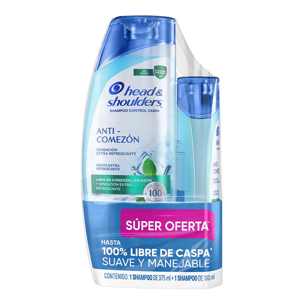  Shampoo Head & Shoulders  Anti-Comenzon 375 Ml+Shampoo 180 Ml