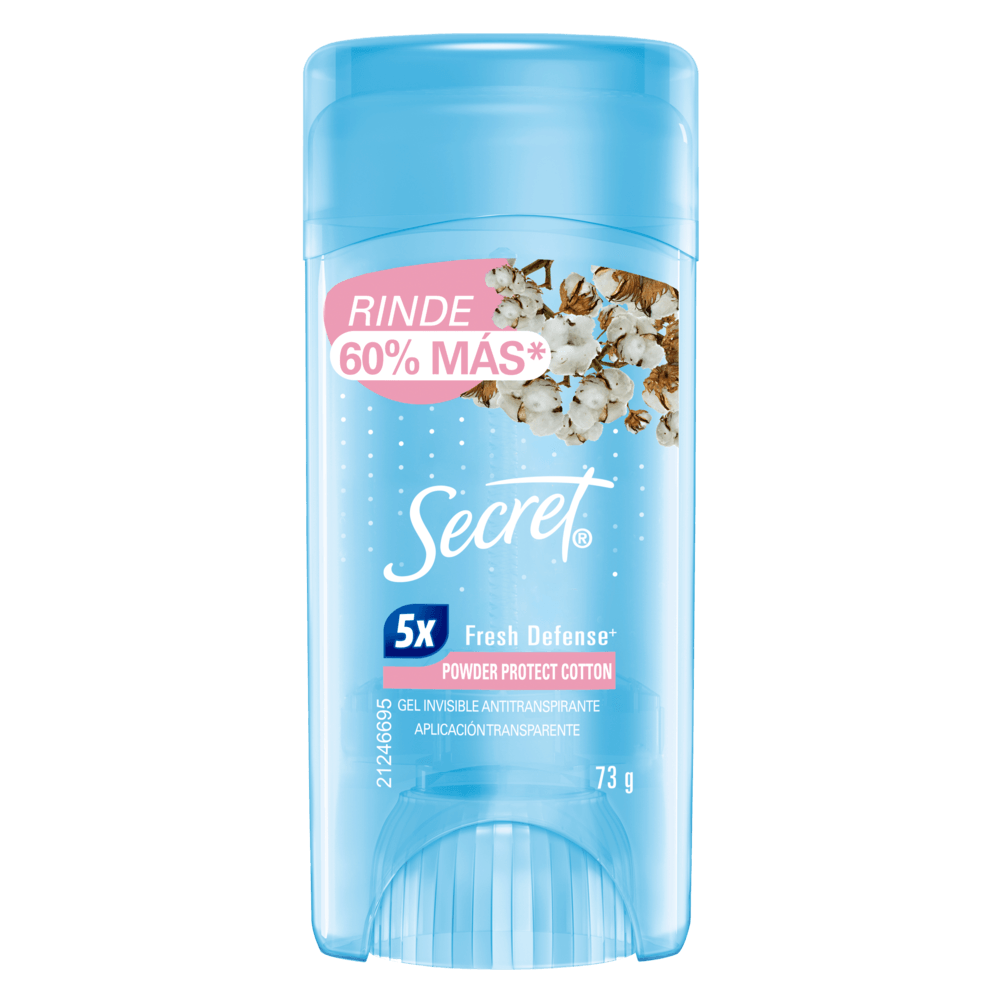 Desodorante Secret Gel Invisible Powder Protect cottom