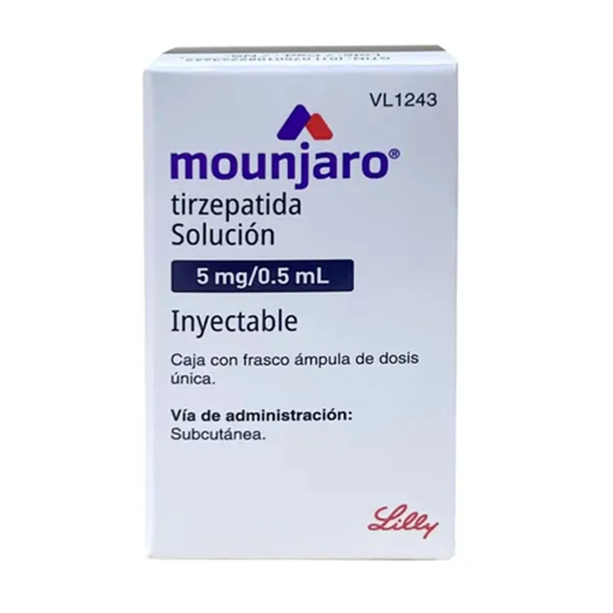 Mounjaro Tirzepatida 5 Mg/0.5 mL Solucion Inyectable