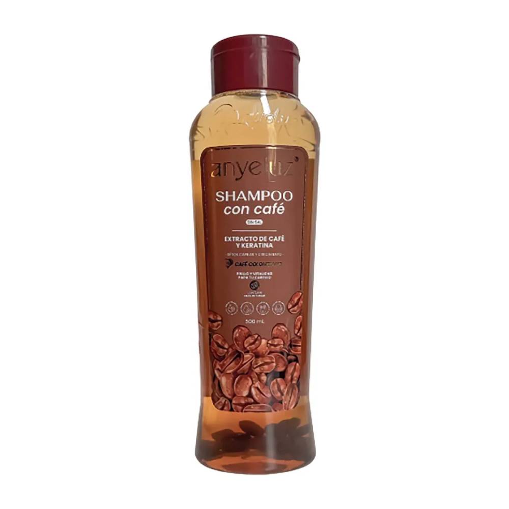 Shampoo Anyeluz Cafe Y Keratina