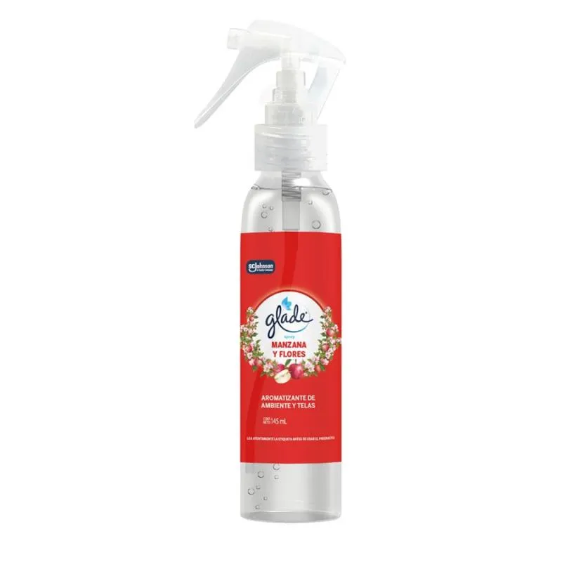 Ambientador Glade Spray Linos Manzana Y Flores