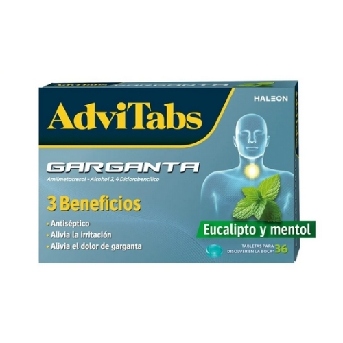 AdviTabs Garganta Eucalipto Y Mentol
