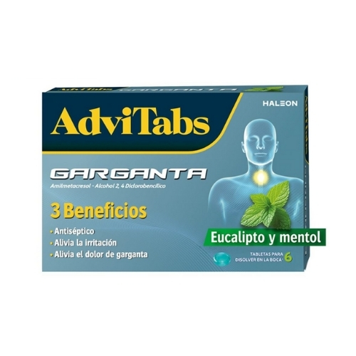 AdviTabs Garganta Eucalipto Y Mentol