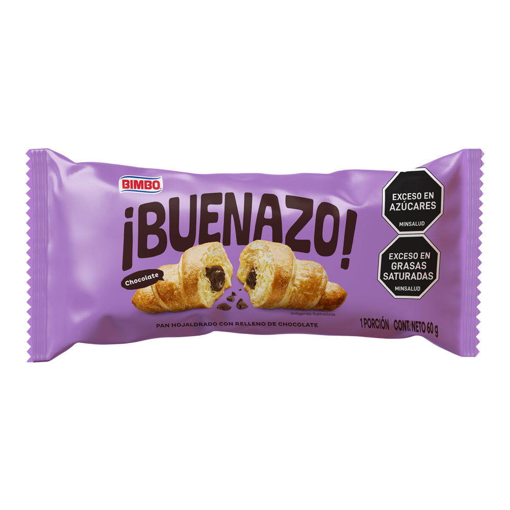 Ponque Buenazo Croassant Chocolate 60 Gr