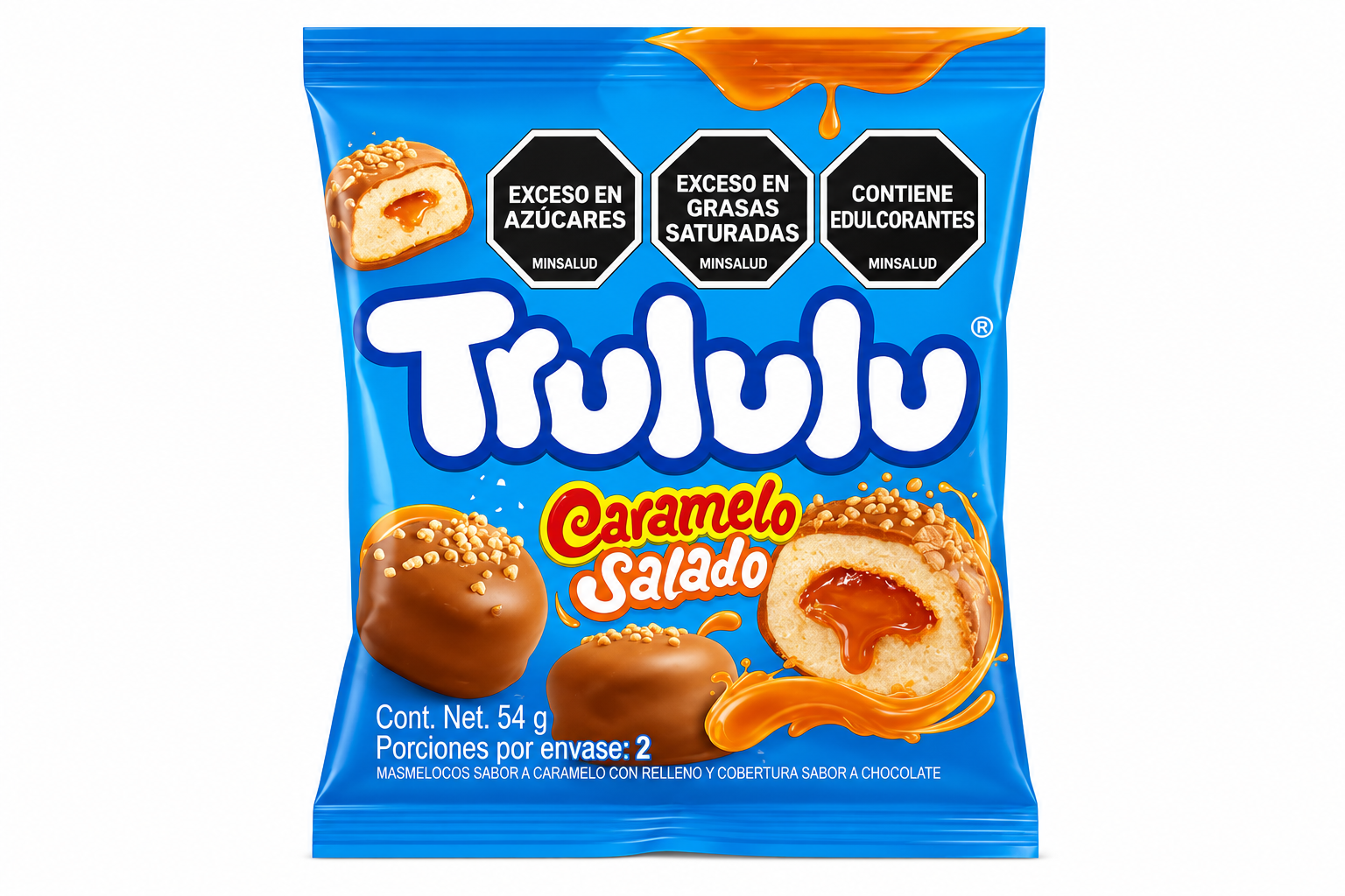 Gomas trululu Caramelo Salado Srtdo 54 Gr