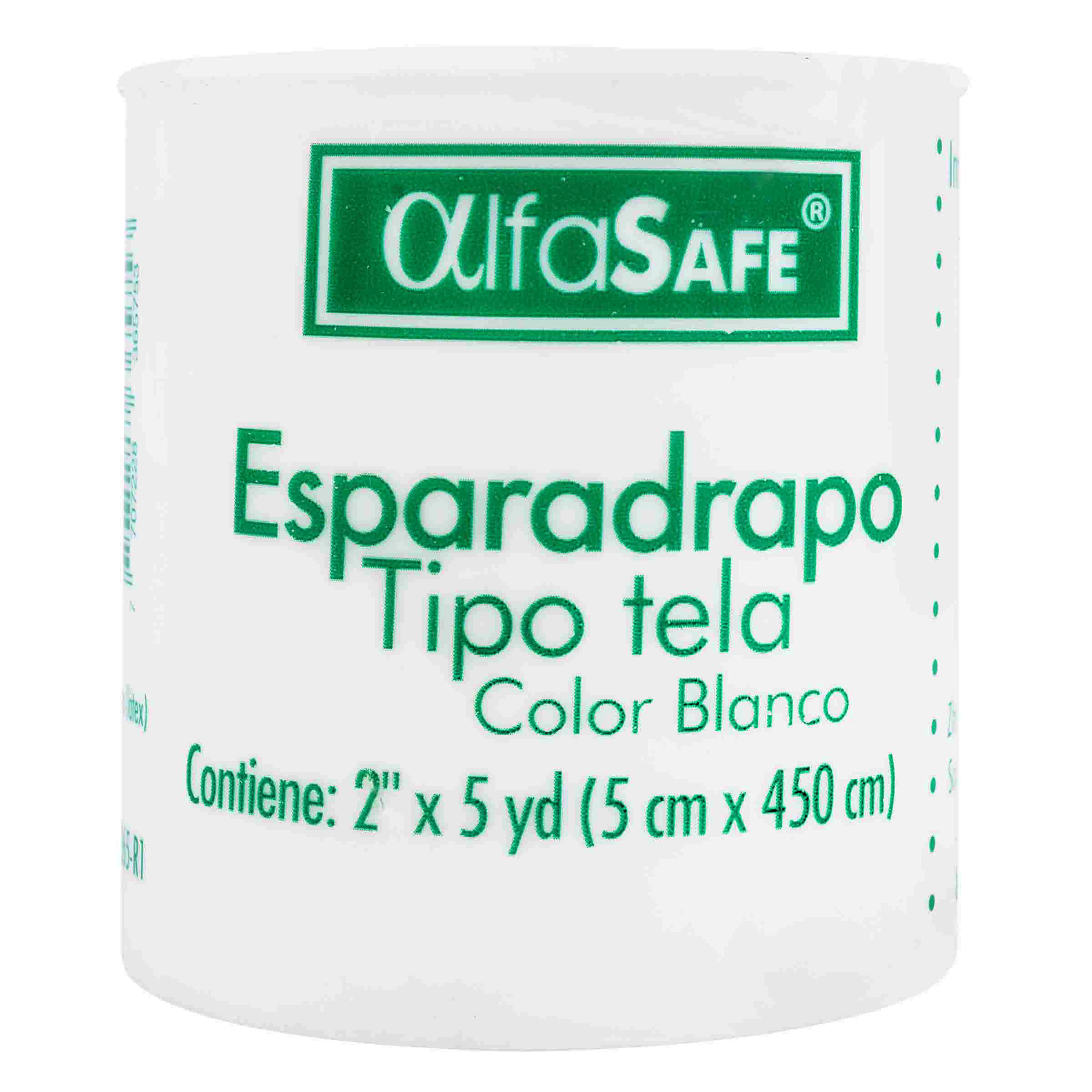 Esparadrapo Tela Alfa Blanco 2X5 Yardas