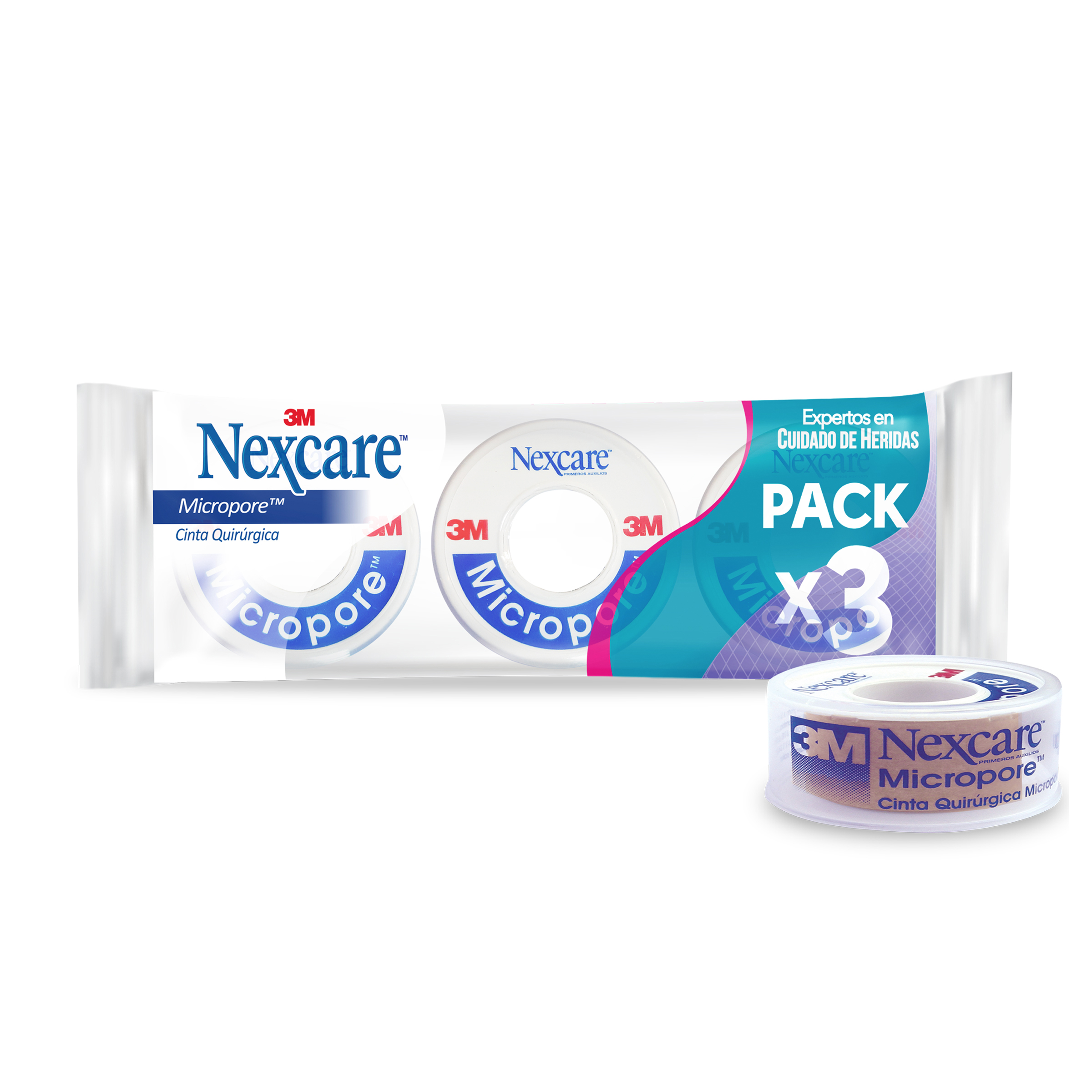 Micropore Color Piel  12 X 5 Yardas Nescare