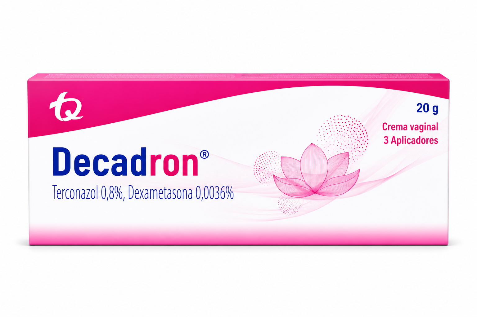Decadron T Terconazol 0.8% Dexametasona 0.0036% Crema Vaginal 20 Gr
