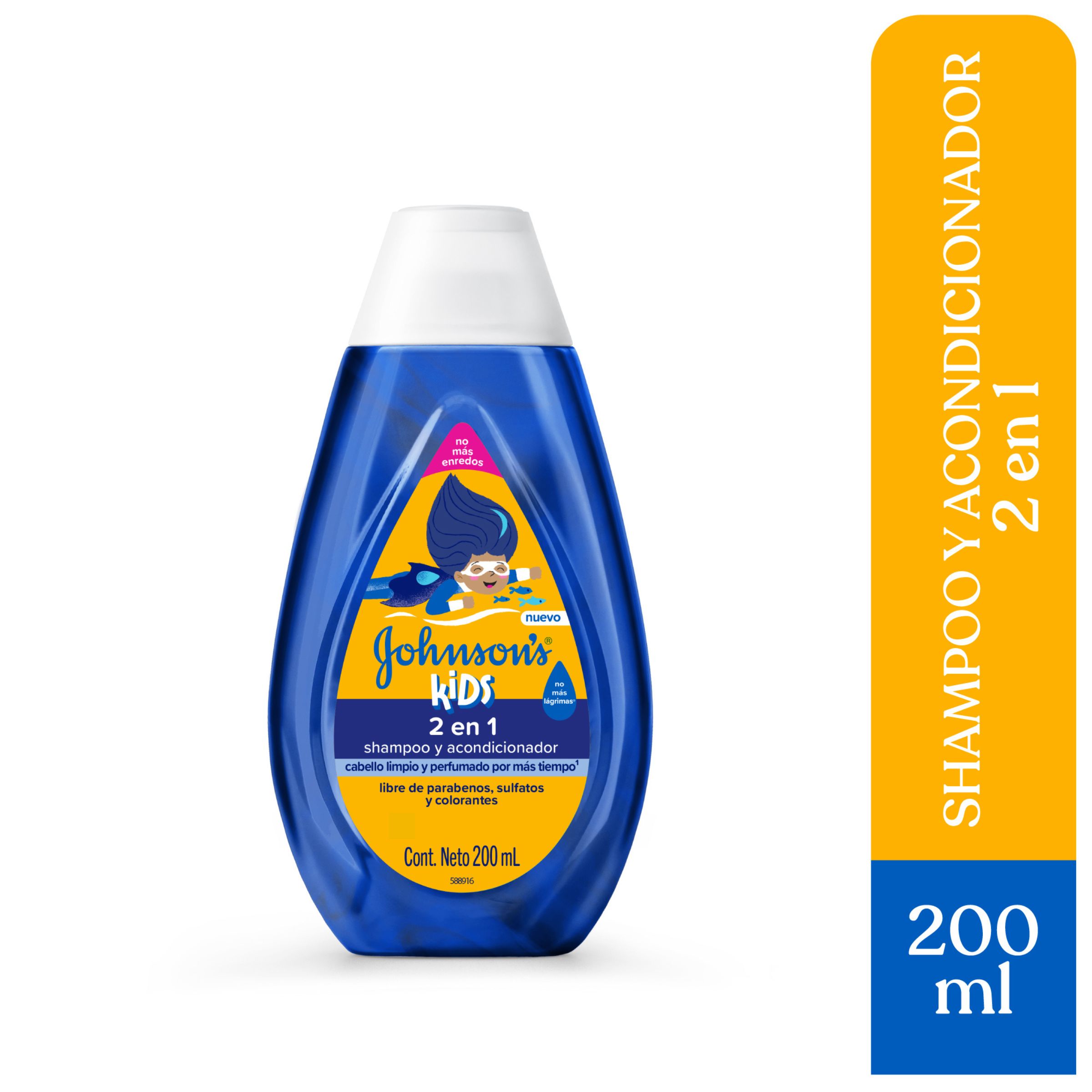 Shampoo Y  Acondicionador Johnson Kids 2 En 1