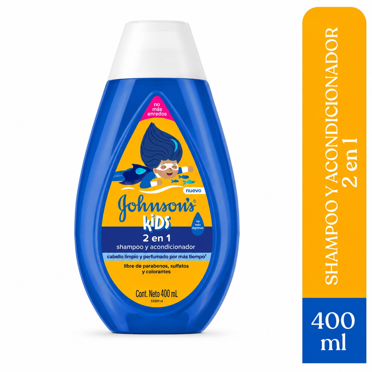 Shampoo Y  Acondicionador Johnson Kids 2 En 1