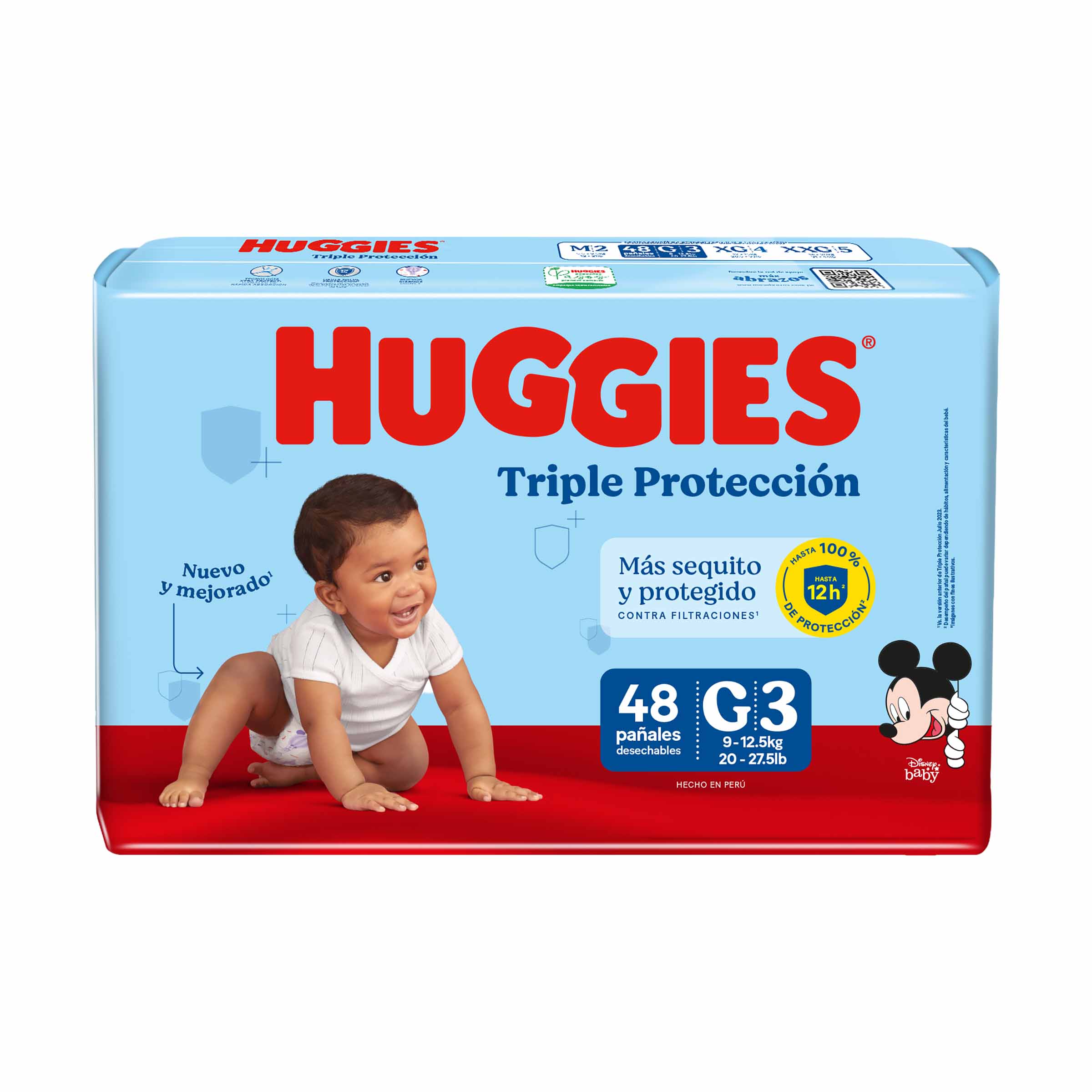 Pañal Huggies Triple Proteccion Etapa 3G