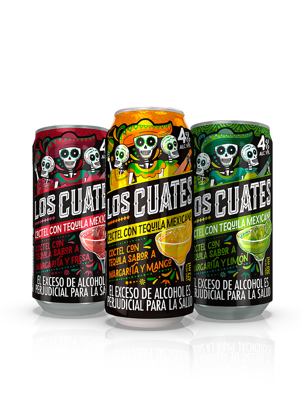 Coctel Con Tequila Los Cuates Stdo Lata 269 mL
