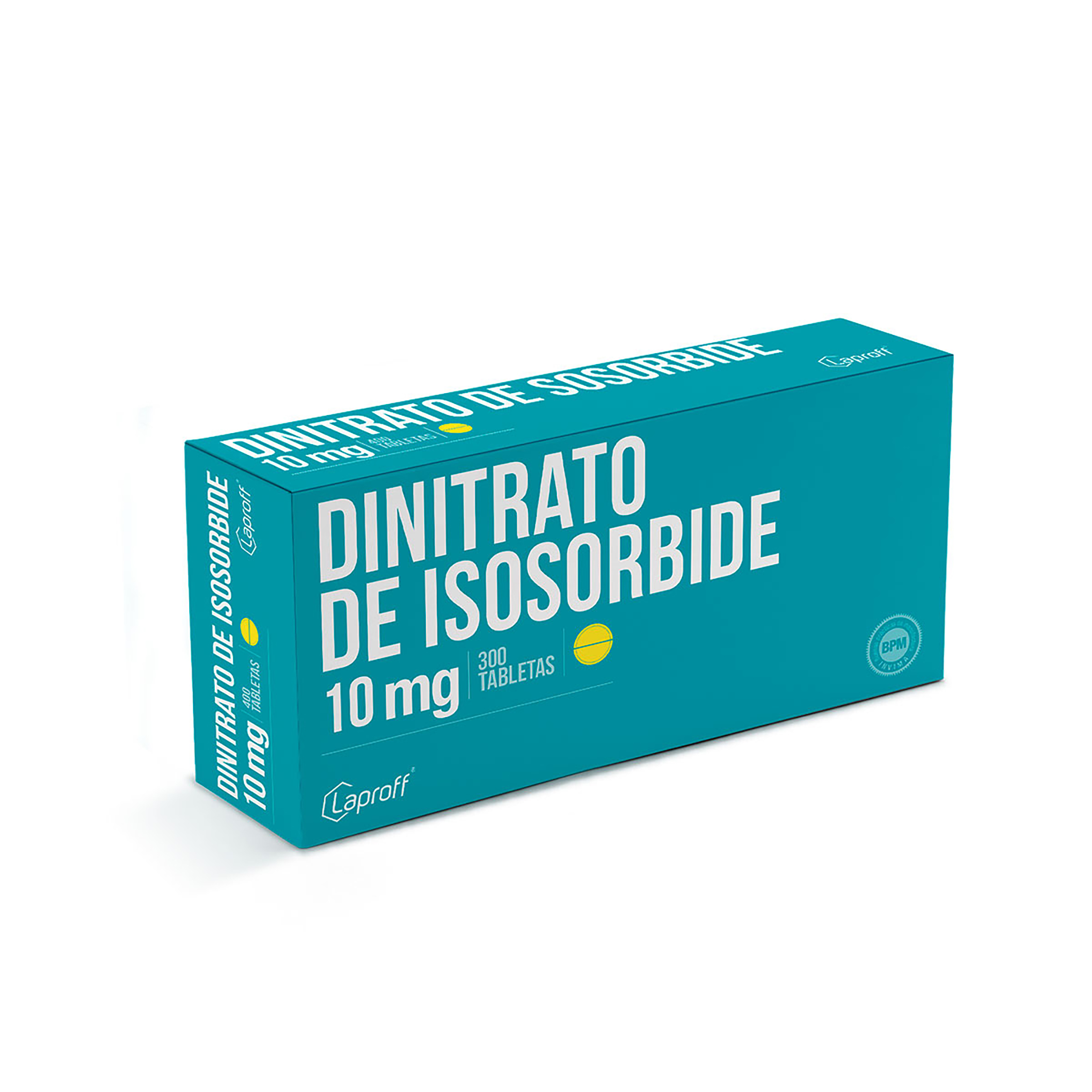 Dinitrato De Isosorbide 10 Mg Tabletas Sublinguales