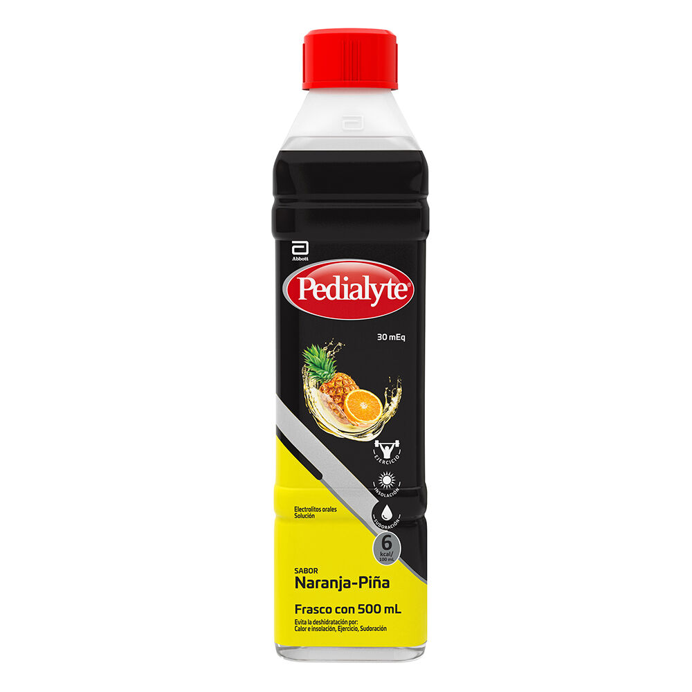 Pedialyte Active 30 Meq Suero Oral Sabor A Naranja Piña